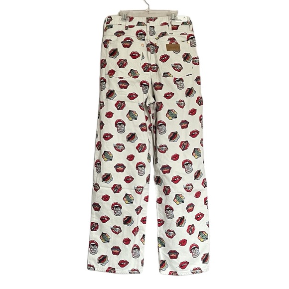 WRANGLER READ MY LIPS Novelty Jeans BARREL 652 Ultra High Rise NWT - Picture 7 of 16